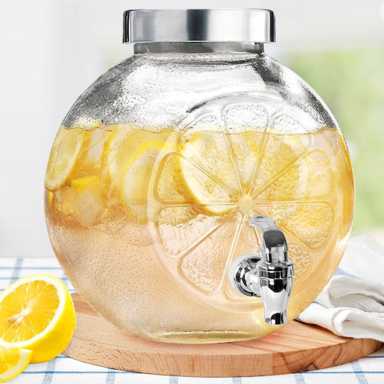 Orion Getränkespender Glas mit Zapfhahn 5.4lt