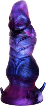 Passion Labs Dildo με Βεντούζα Μωβ