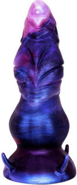 Passion Labs Dildo με Βεντούζα Μωβ