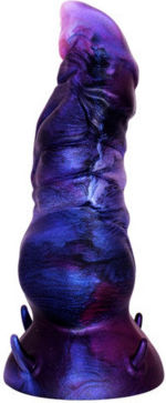 Passion Labs Dildo με Βεντούζα Μωβ