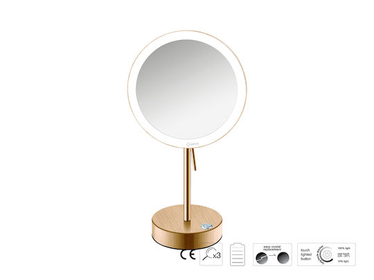 Sanco Sanco Schminkspiegel Tischgerät mit Licht 104cm Graue