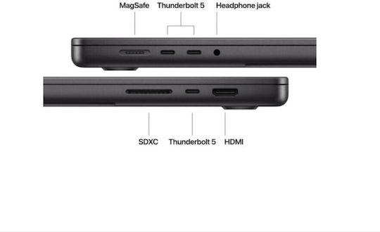 Apple MacBook Pro 16.2" IPS Retina Display 120Hz (M5 Max-18-Core/64GB/2TB SSD/40-Core GPU) Nano Texture Space Black (International English Keyboard)