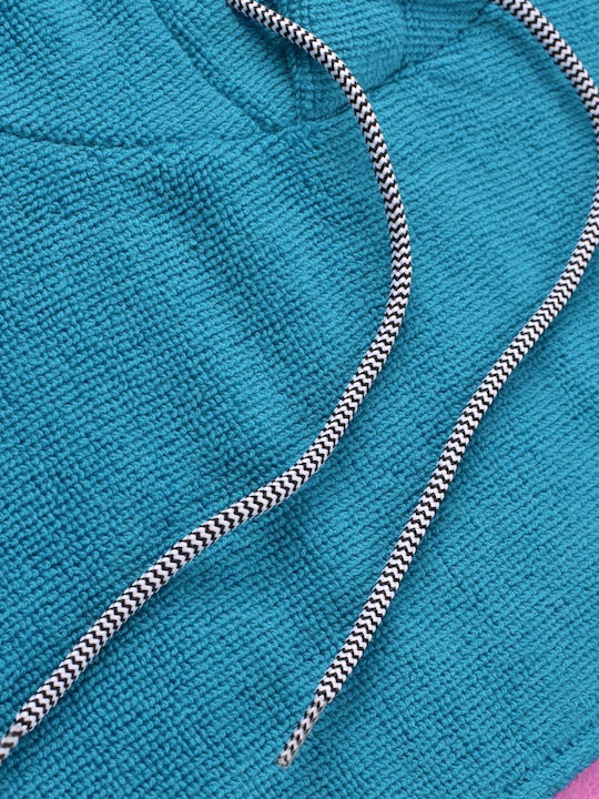We Ride Local Beach Poncho Blue