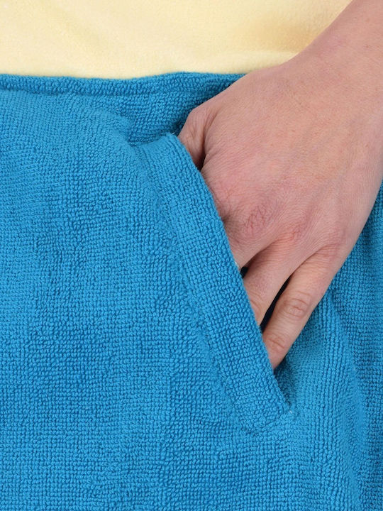 We Ride Local Beach Poncho Blue