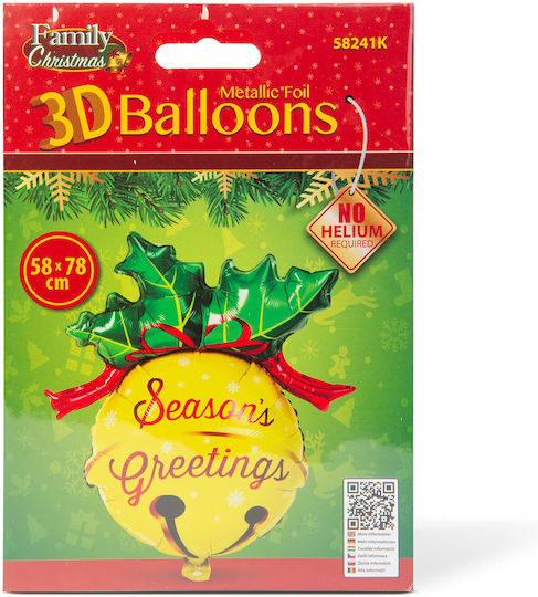 Mercaton Weihnachtsballon Folie Jumbo 78cm
