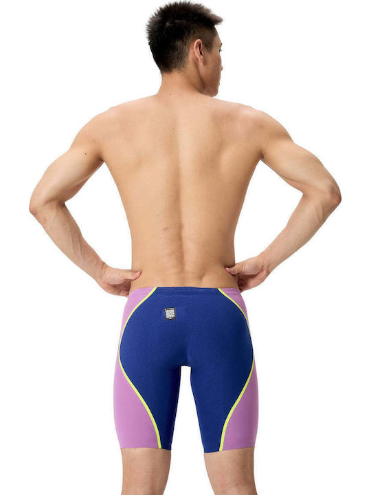 Speedo Мъжки Състезателен Заглушител Бански За Плуване Лилав