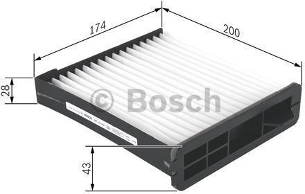Bosch Auto Innenraumluftfilter 1 987 435 009