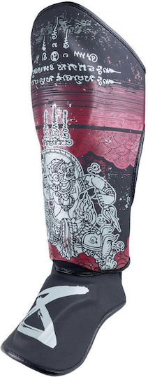 8 Weapons Adults Black Shin Guards