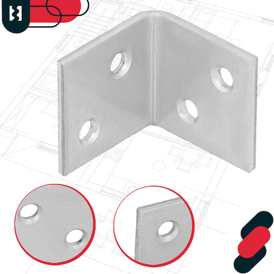 Kotarbau Adaptor Pentru Pergolă Din Oțel 2.5x2.5cm