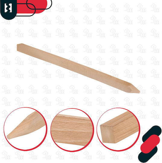 Kotarbau Araci Din Lemn Pentru Roșii Legume Suport Grădină Pomii Arbuști 25 Cm Set 25 Bucăți