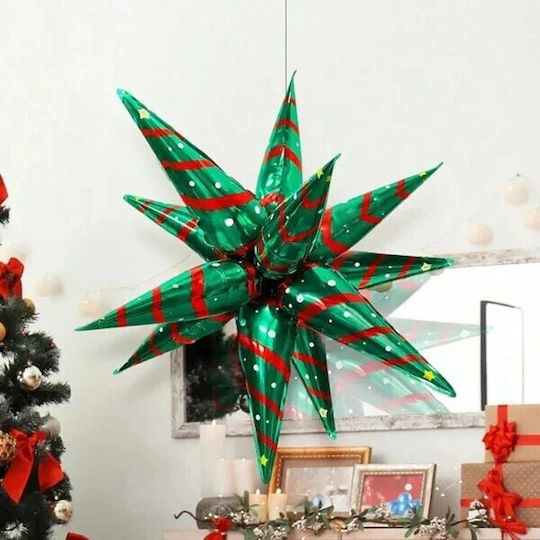 Christmas Foil Jumbo Green Balloon 65cm