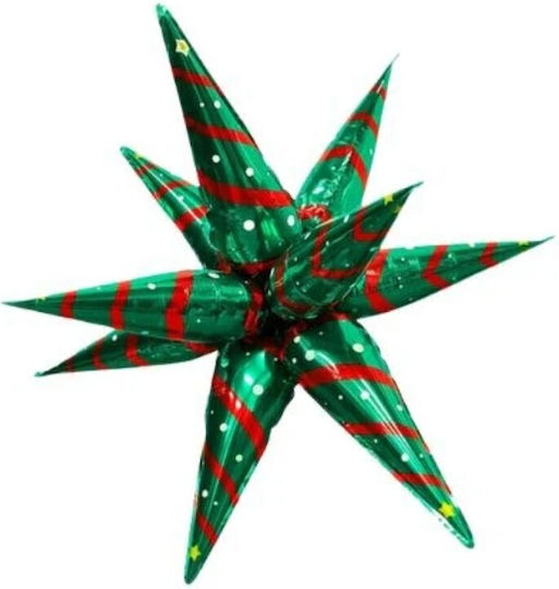 Christmas Foil Jumbo Green Balloon 65cm