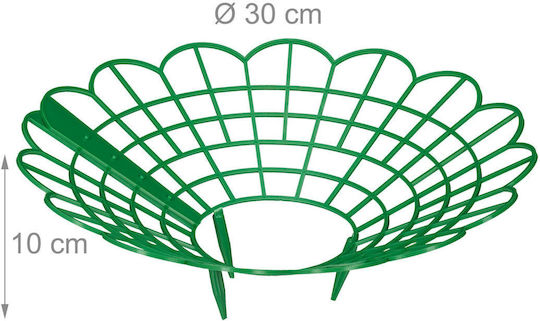 Relaxdays Set Suport Pentru Căpșuni Verde 10x30x30 Cm