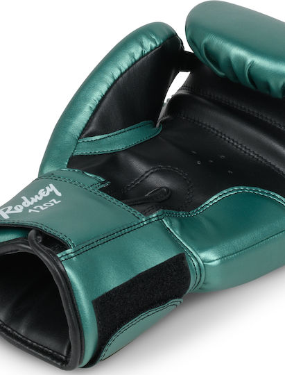 Benlee Rodney Boxing Gloves from Synthetic Leather for Competition Gloves Metallic Green/Black