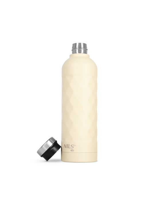 Nils Παγούρι Ανοξείδωτο 750ml Μπεζ