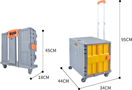 Folding Platform Trolley 65kg