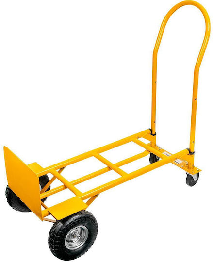 Складска Количка Miller Mega-m 2в1 Транспорт Жълта 250 Кг Картон N
