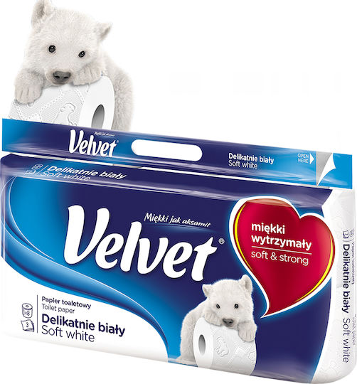 Raw-Pol Toilet Paper 8 Rolls 3 Ply 5906142910694