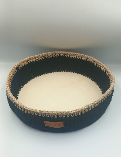 Aristourgimata Aufbewahrungskorb Bamboo Schwarz