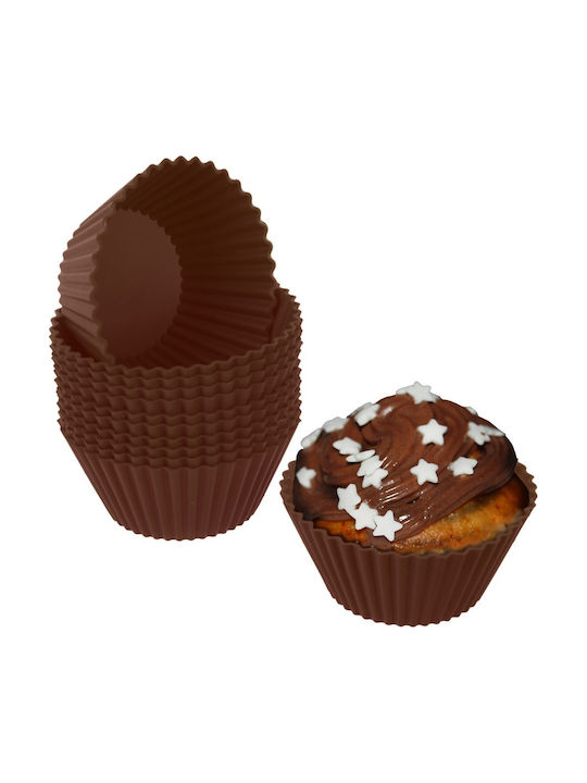 Orion Bakeware Tins & Trays for Cupcakes/Muffins made of Silicone 5.5x5.5cm 12 Pieces