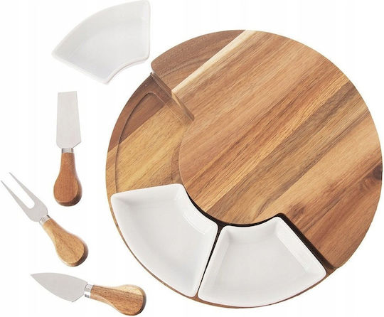 Orion Set Wooden Beige Chopping Board 51.5x28cm 7 Pieces