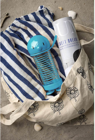 Hoptimist Kids Water Bottle Thermos Plastic Turquoise 400ml