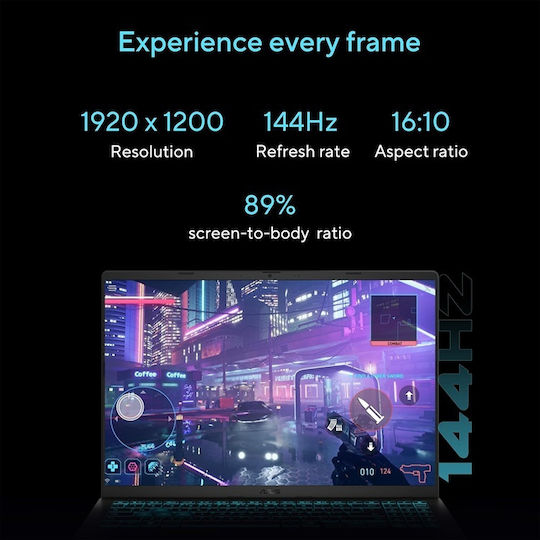 Asus V16 16" FHD+ 144Hz (Core 7-240H/16GB/512GB SSD/GeForce RTX 5060/W11 Home) Matte Black (US Keyboard)