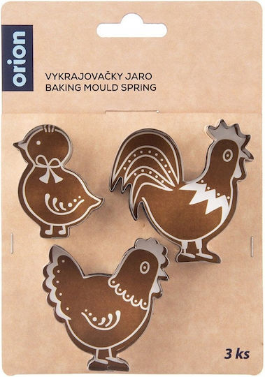 Orion Cookie Cutter Din Oțel Inoxidabil 3 Bucăți