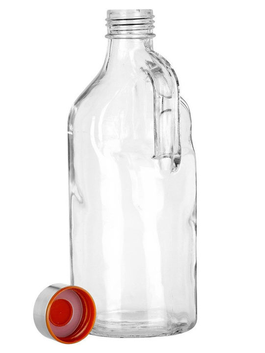 Orion Glass Wine Serving Decanter 25cm with Stopper Transparent 1150ml