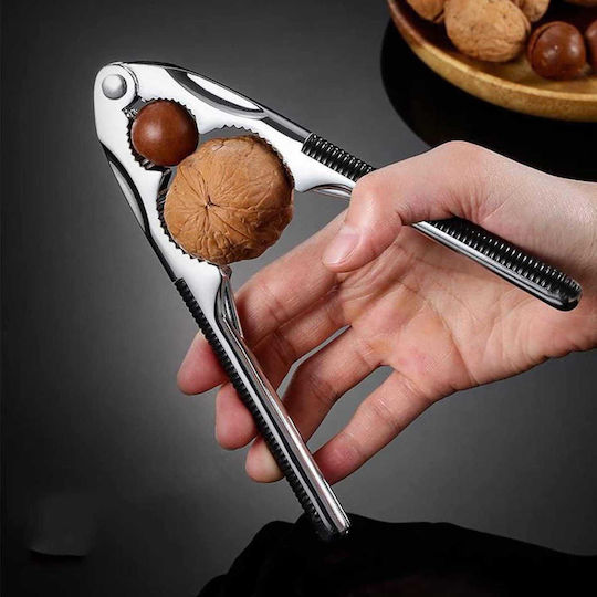 Metallic Nutcracker Walnut & Chestnut Opener