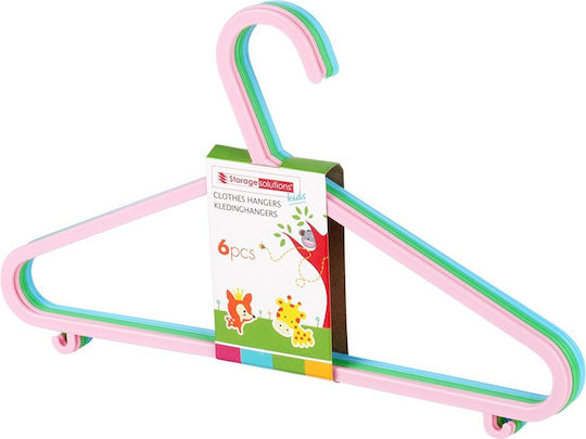 Kids Clothes Hanger Blue 6 Pieces
