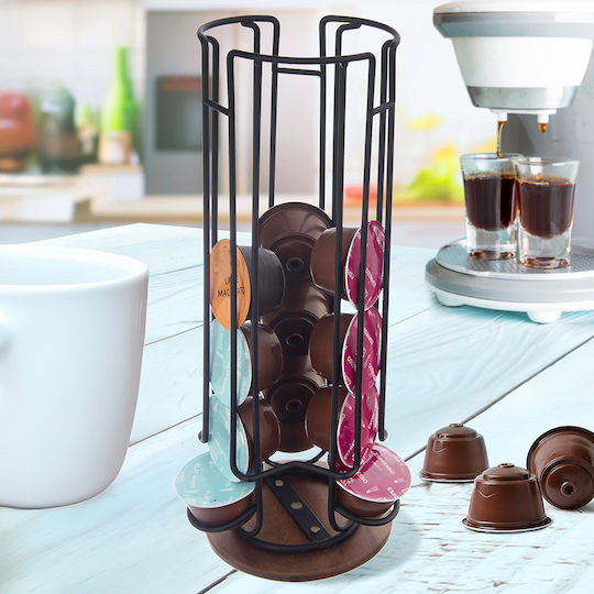 Orion Metal Storage Stand for 18 Dolce Gusto Capsules 13x13x33.5cm