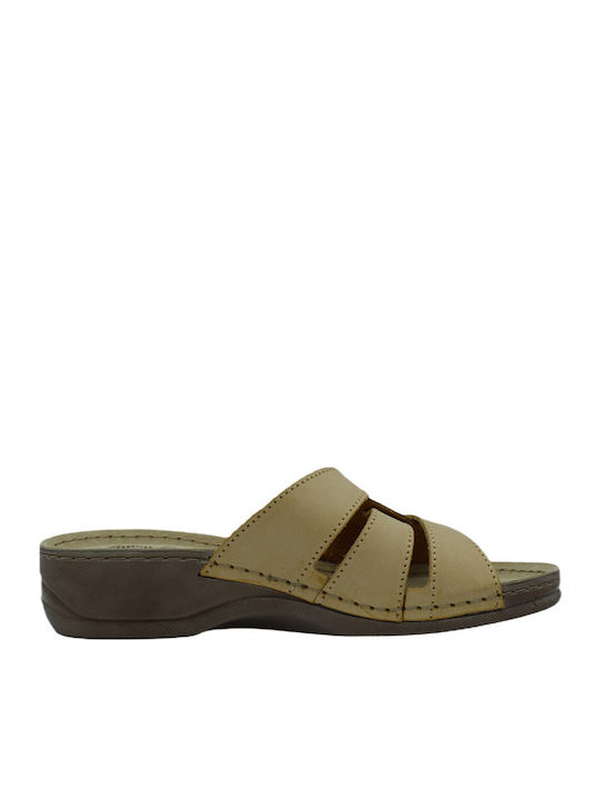 Anatomic Women's Summer Platforms in Slipper Style Beige 14230_FI_MILENA-2101_BEIGE_40