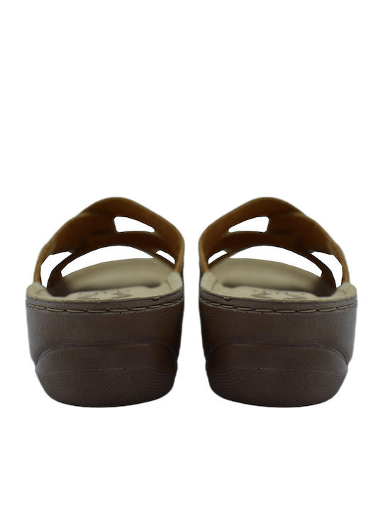 Anatomic Women's Summer Platforms in Slipper Style Beige 14230_FI_MILENA-2101_BEIGE_40