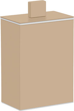 Sanco 80102-M102 Badezimmerbox mit Saugnapf Beiges Baumwolle/Abstriche Etui