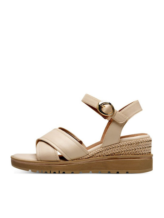 Anatomische Damenplattformen Beige