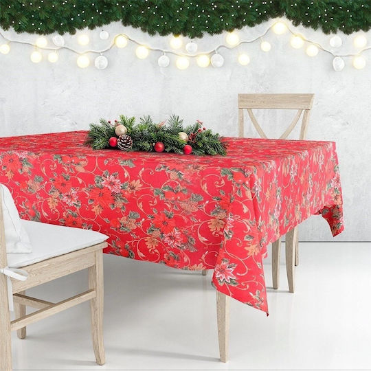 Excellent Houseware Weihnachtliches Tischgeschirr & Weihnachtlicher Schmuck Tischtuch Rotes Excellent Houseware Weihnachtliches Tischgeschirr & Weihnachtlicher Schmuck Tischtuch Rotes