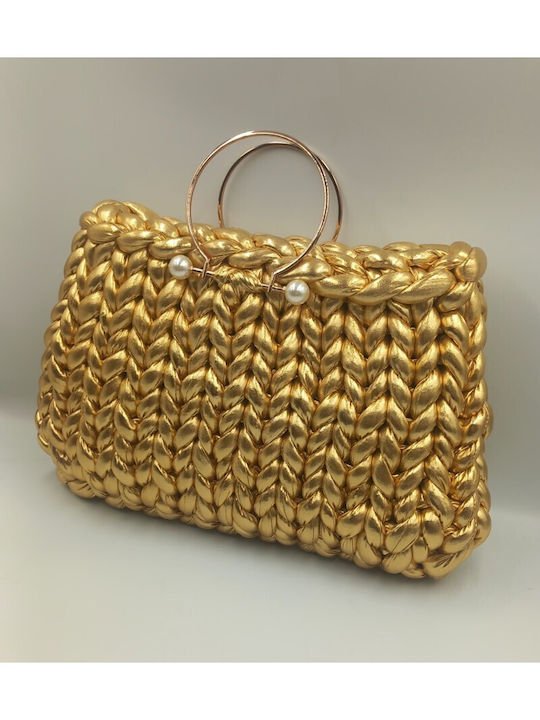 Women's Gold Handbag
