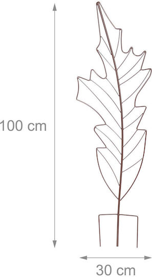 Grătar De Grădină Maro 30x100cm