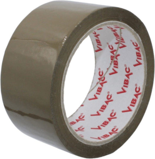 Set 6 Role Bandă Adezivă Solvent Vibac Filme De Ambalare Cutii Sigilare Colet Durabilă Aderență Ridicată 48 Mm X 60 M Maro