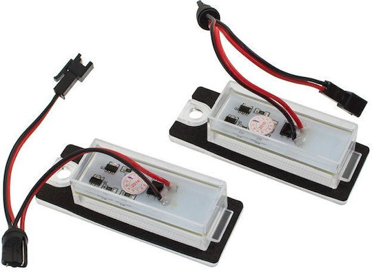 Volvo S60 S80 V70 XC70 XC90 LED Kennzeichenbeleuchtungen 2 Stück Set