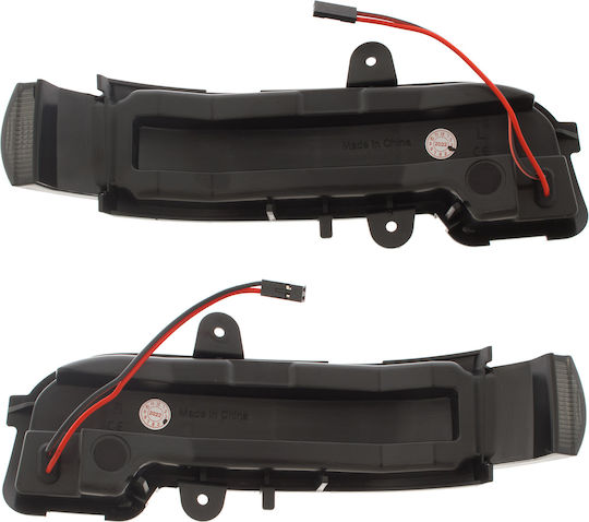 Mercedes Cl203 S203 W203 C-Klasse 01-07 Links + Rechts Blinker Spiegel Geraucht Dynamisch LED 2 Stücke Set