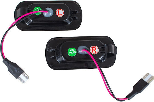 Audi A6 C6 04-11 Lumini LED Semnal Lateral Dinamic Fumuriu Set 2 Bucăți