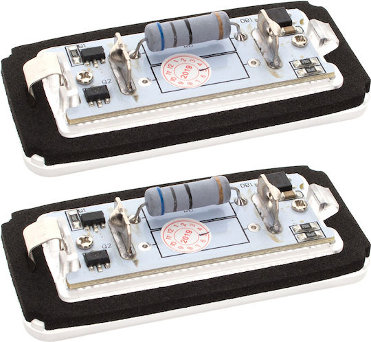 Fiat 500 2007 Led License Plate Lighting Lamps 2 Pcs Set