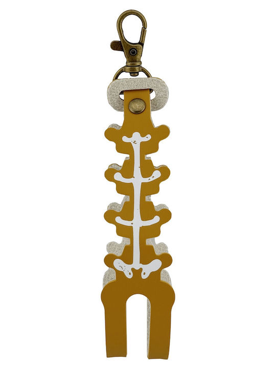 Kendama Case Flippy Pendant Keychain Type Skull Print Made Faux Leather 26 X 3.2 Cm Light Brown Kendama Case Flippy Pendant Keychain Type Skull Print Made Faux Leather 26 X 3.2 Cm Light Brown
