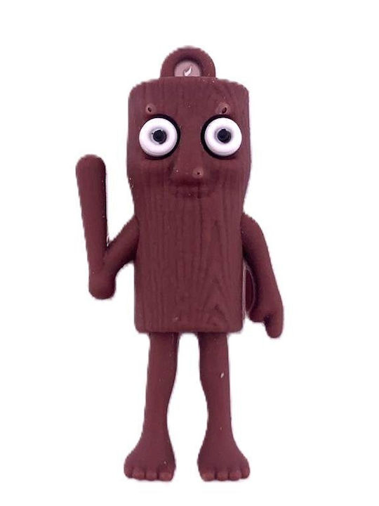 Silicone Keychain Flippy Brainrot Tung Tung Sahur Figurine 4 Cm Brown Silicone Keychain Flippy Brainrot Tung Tung Sahur Figurine 4 Cm Brown