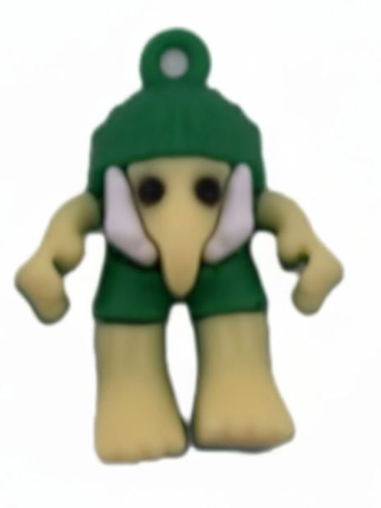Silicone Keychain Flippy Brainrot Brr Brr Patapim Figurine 3.5 Cm Green Silicone Keychain Flippy Brainrot Brr Brr Patapim Figurine 3.5 Cm Green
