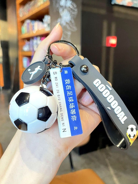 Keychain Flippy Football Ball Model Message Next Stop Football Stadium World Cup Accessory Keys Backpack Acrylic Material 50 G Blue Black Keychain Flippy Football Ball Model Message Next Stop Football Stadium World Cup Accessory Keys Backpack Acrylic Material 50 G Blue Black