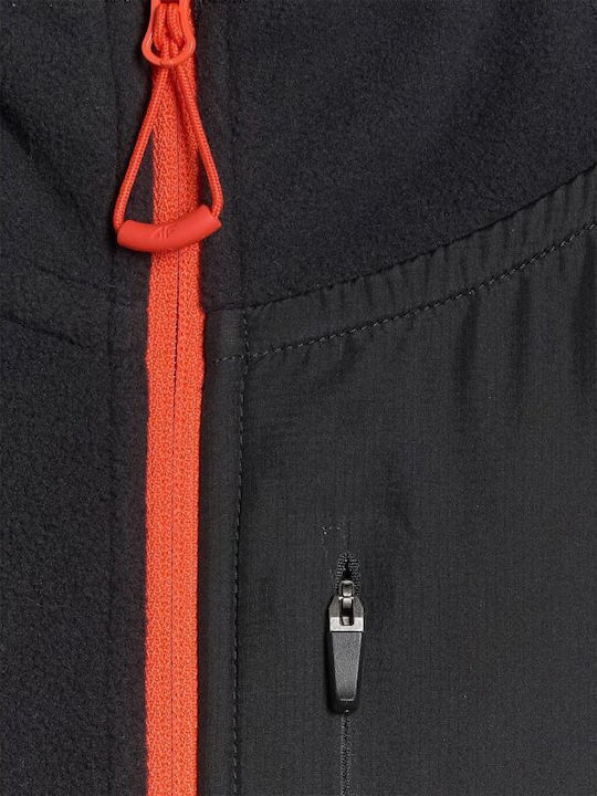 Ανδρική Ζακέτα Fleece Μαύρη