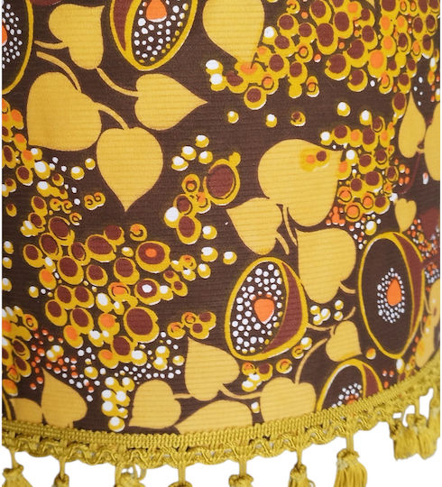 Oxygen Tribal Hanging Ceiling Light Yellow 35x25cm